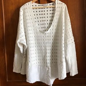 Oversized cotton top